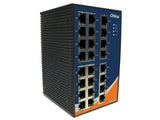 ORing Industrial 24-Port Unmanaged Ethernet Switch with 24x10/100Base-T(X) IES-1240