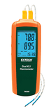 Extech TM300 Type K/J Dual Input Thermometer